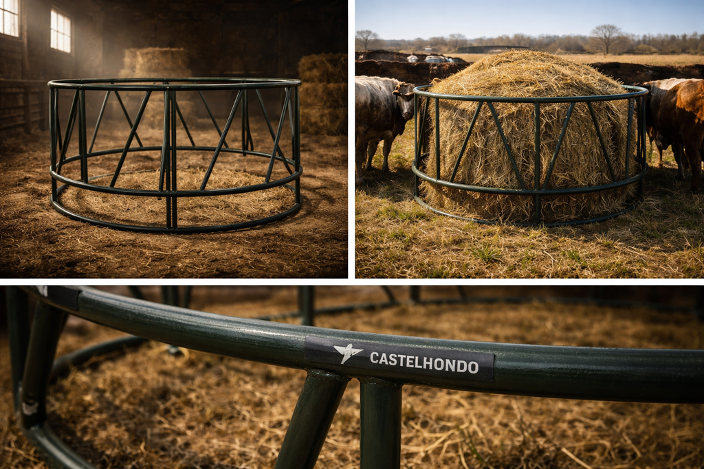 Comedero Circular para Ganado 2 m | Aro para Pacas | Castelhondo