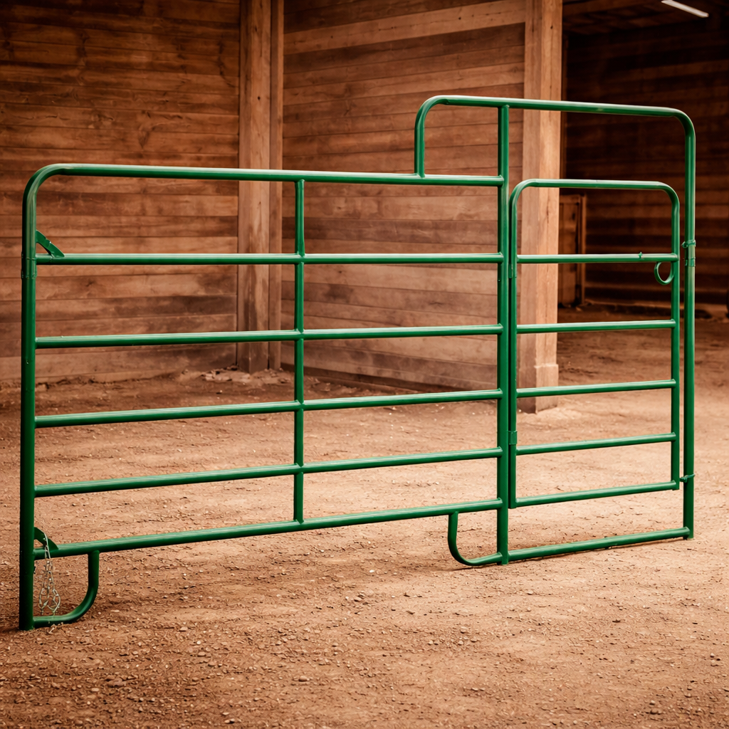 Puerta Panel de 6 Tubos Castelhondo | Corral para Caballos y Ganado Bovino